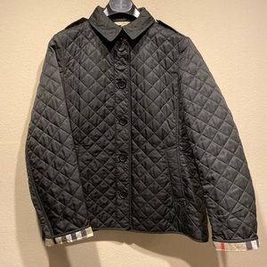 Burberry Brit ‘Ashurst’ XL black quilted puffer